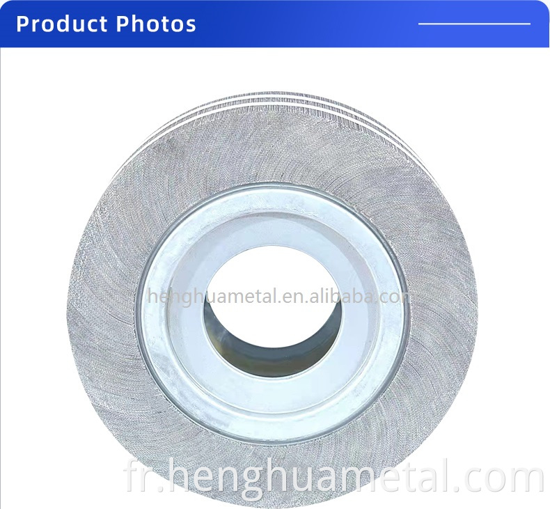 Henghua 2022 Abrasifs supérieurs Grit Wheel Roule de ponçage de ponçage pour broyage en métal